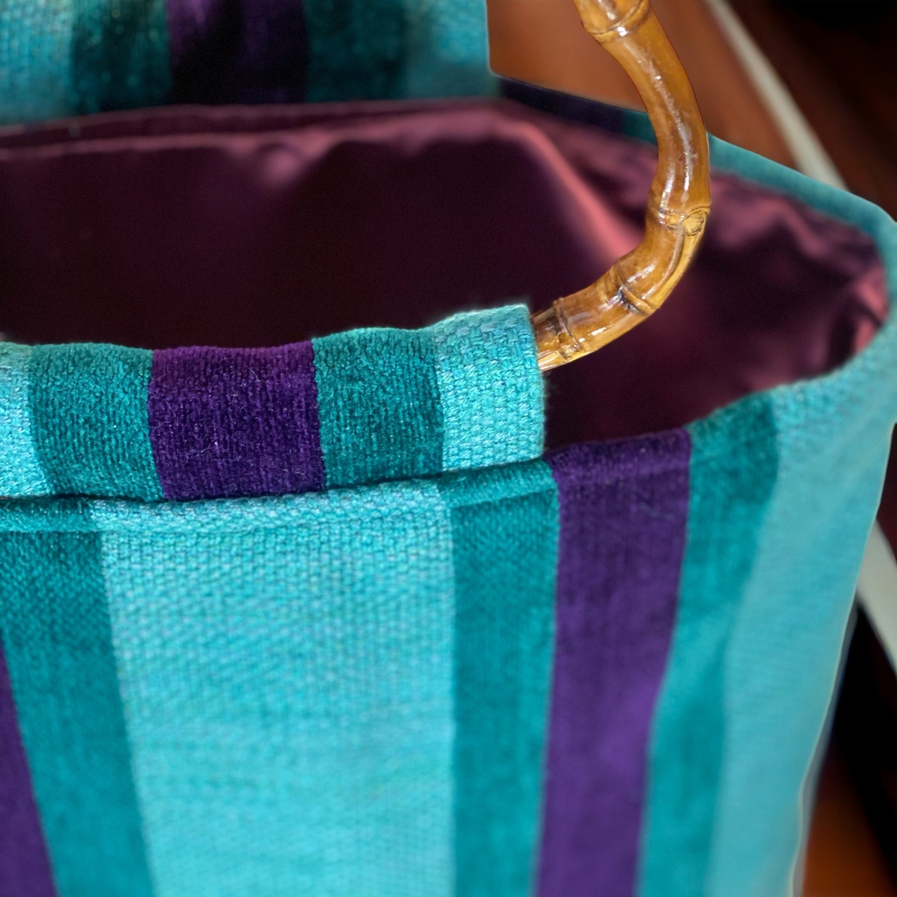 Detalle de bolso Bambu Munnar
